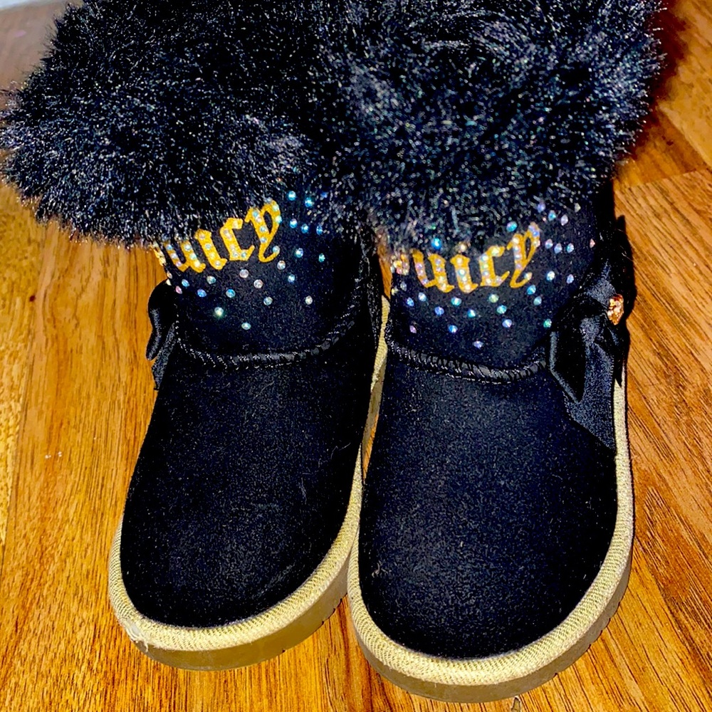Toddler juicy couture boots glitter and glam